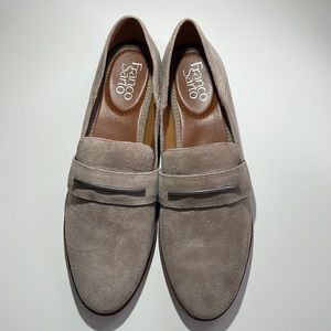 Franco Sarto suede loafers